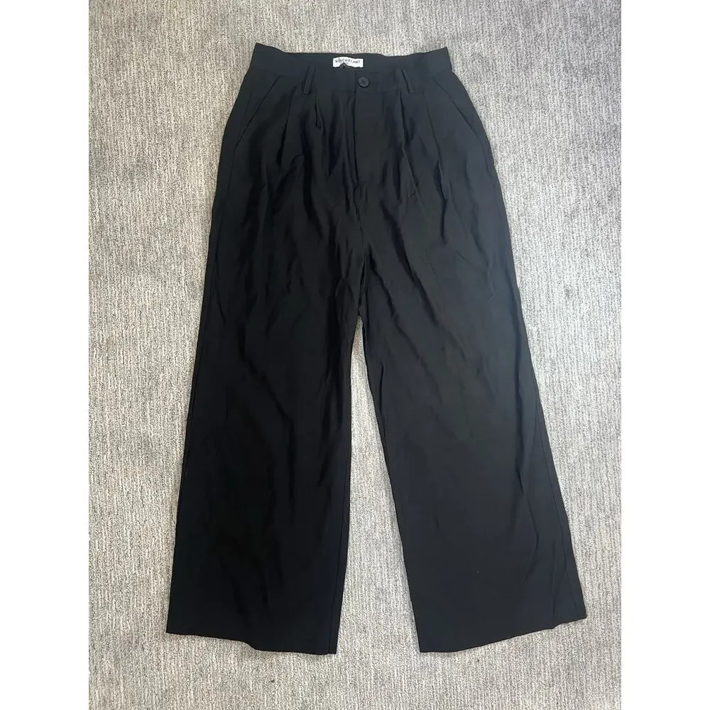 NONchalant Label Fabi Pant in Black LOOSE WIDE LEG PLEATED SIZE XL, Revolve NWT - Picture 2 of 8